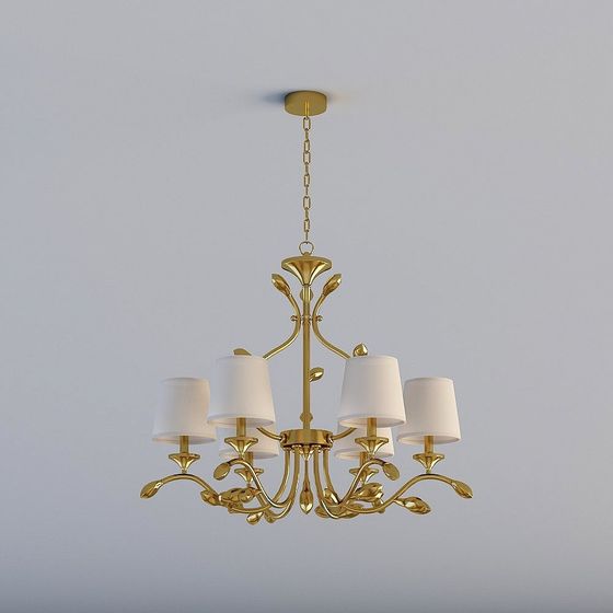 Lámpara colgante de araña dorada Jane eu