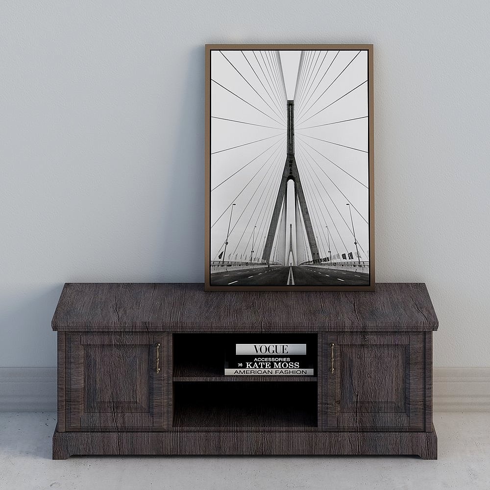 Credenza Moderna in Legno Grigio