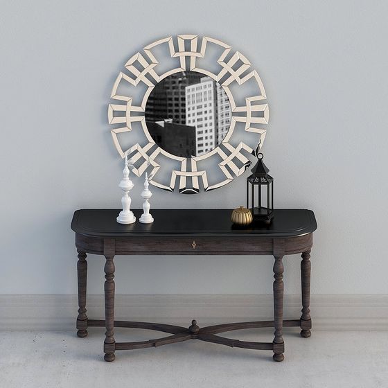 Credenza in Legno Nero Moderna