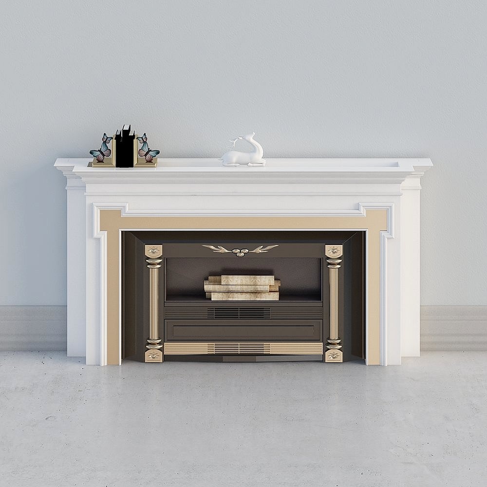 Cheminée blanche Jane O