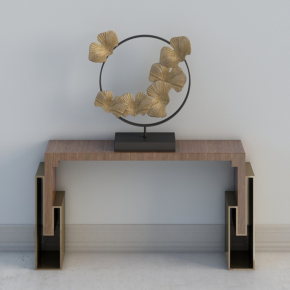 現代木色玄關櫃