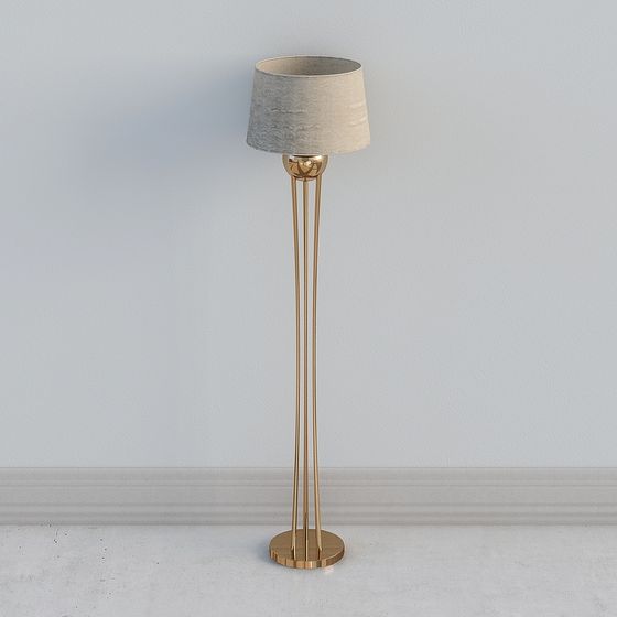Lampe de sol europeenne simple