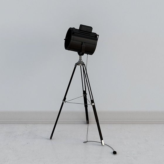 Cinematic Floor Lamp 3D model