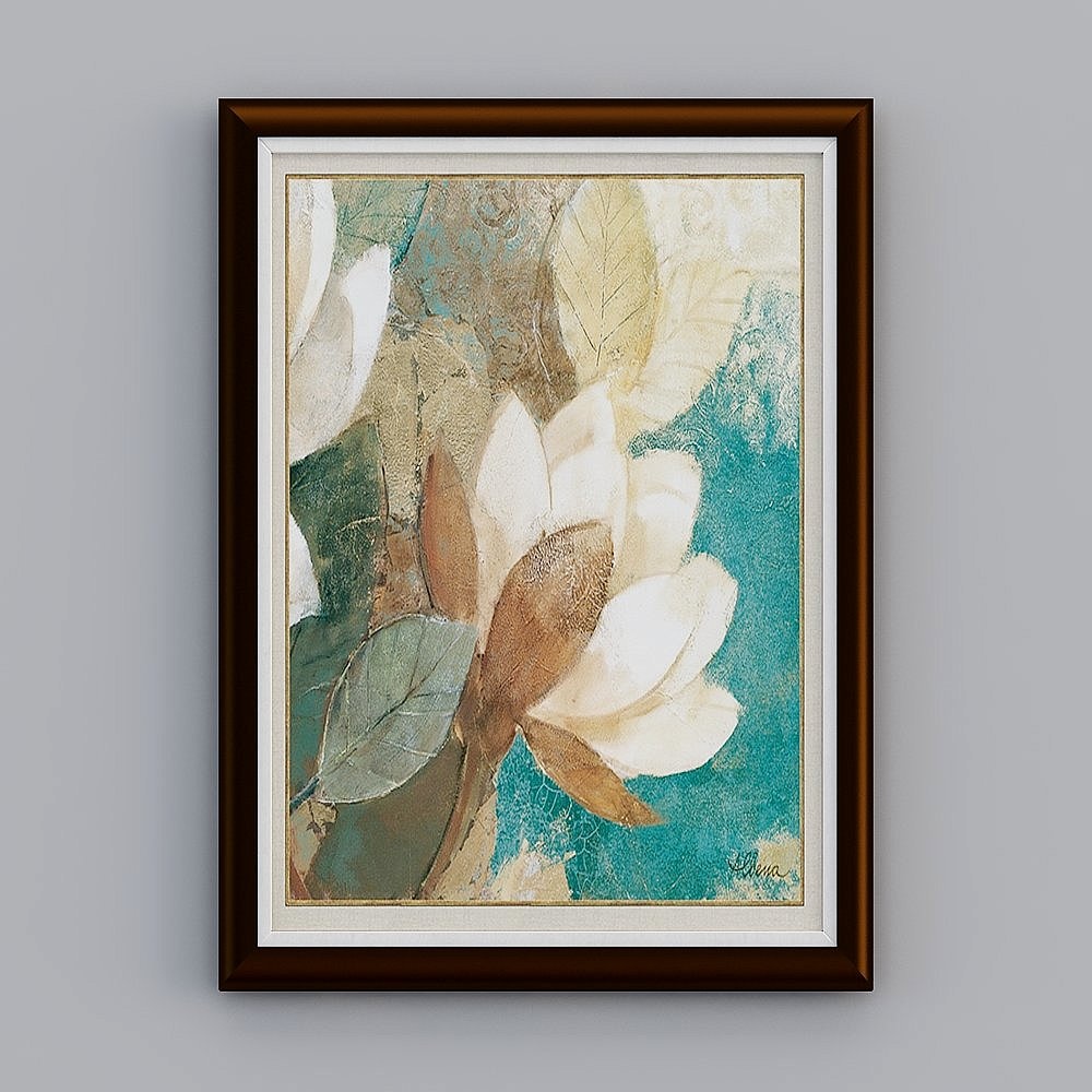 Modern wood-colored decorative painting Stroke