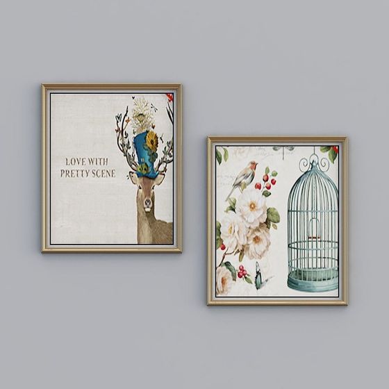 Forest Song Low-Poly 3D Model