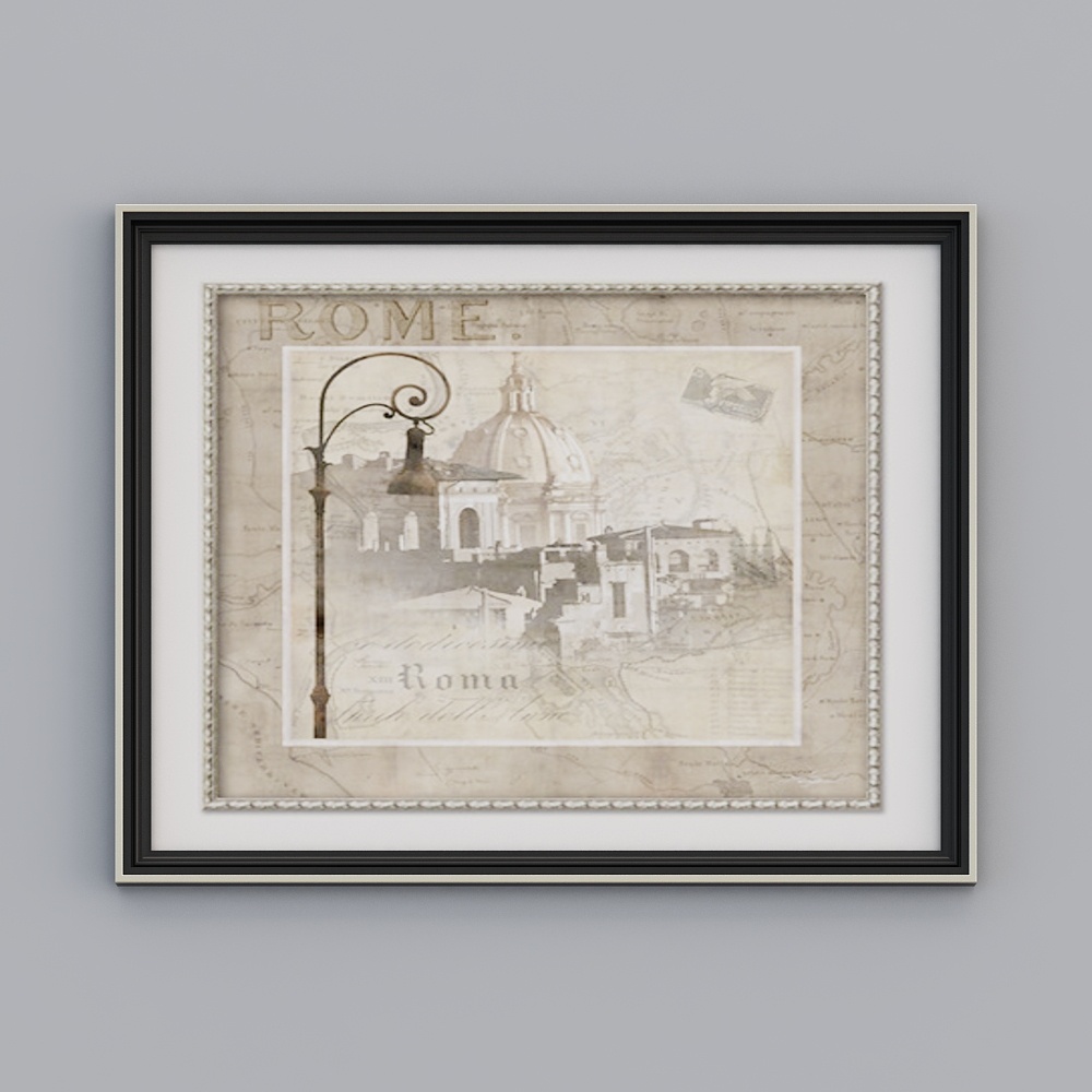 Modern black decorative paintingPainting