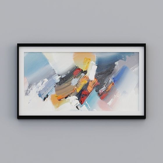 Dynamic Abstract Frame 3D model for Creative Projects