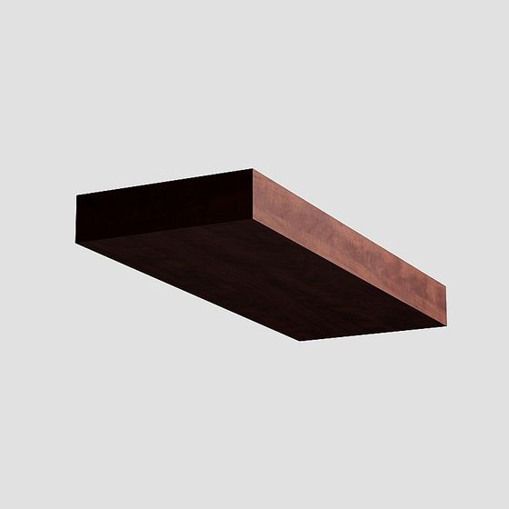 Elegant Floating Shelf 3D model for Creative Projects