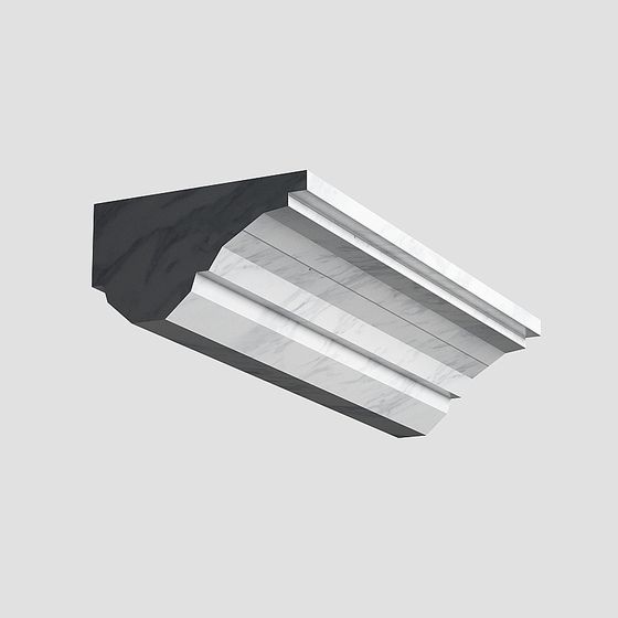 Urban Elegance Corner Shelf 3D model