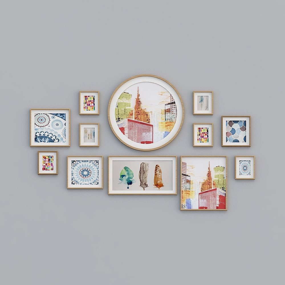 City Gallery 3D model - Modern Art and Geometry