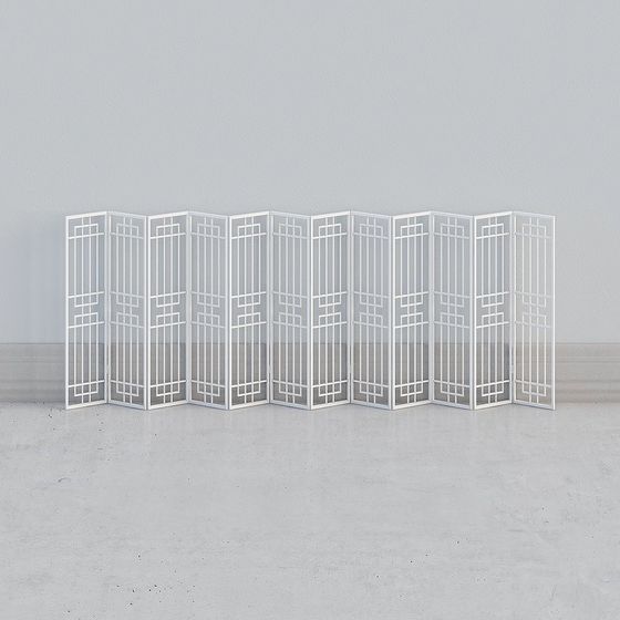 Elegant Low-Polygon Screen 3D Model