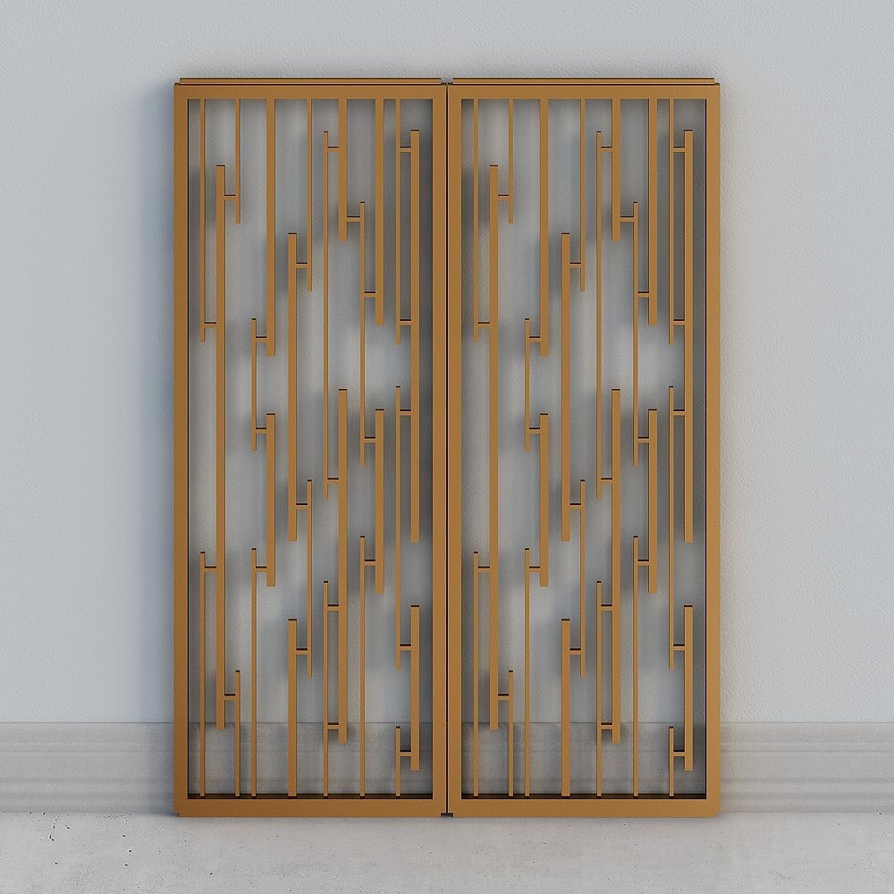 Simple European wooden color partition Partition