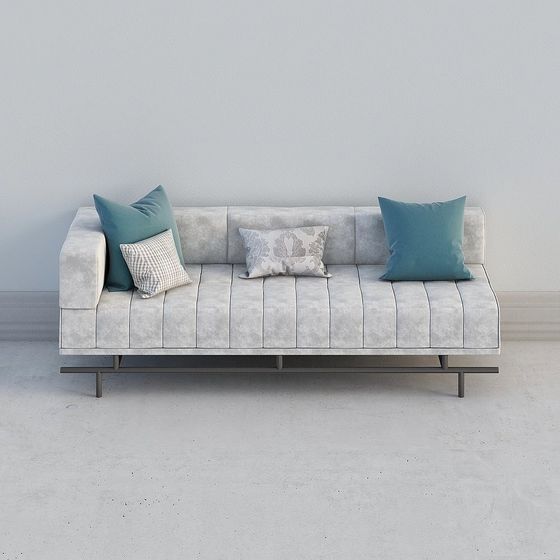 Moderne graue Sofas mit mehreren Sitzen