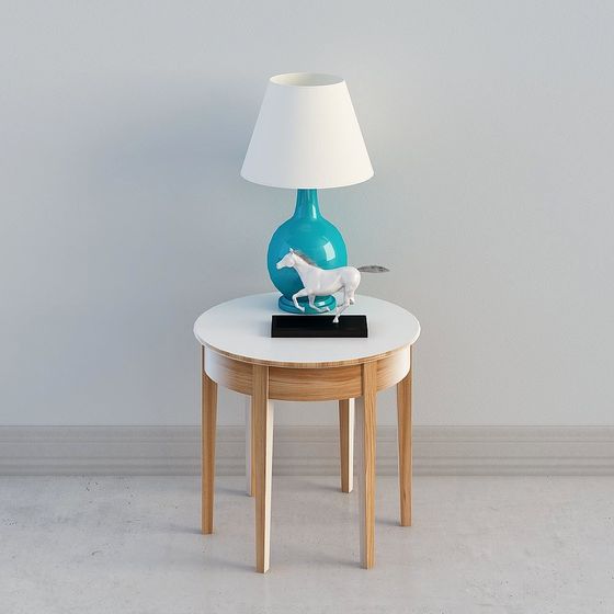 Bàn bên màu trắng hiện đại