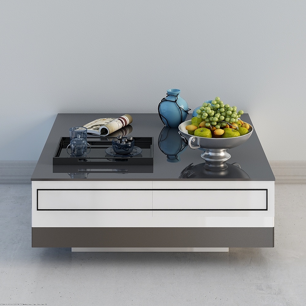 Tavolino da Caffè Nero Moderno