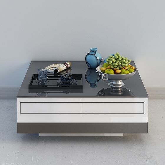 Tavolino da Caffè Nero Moderno