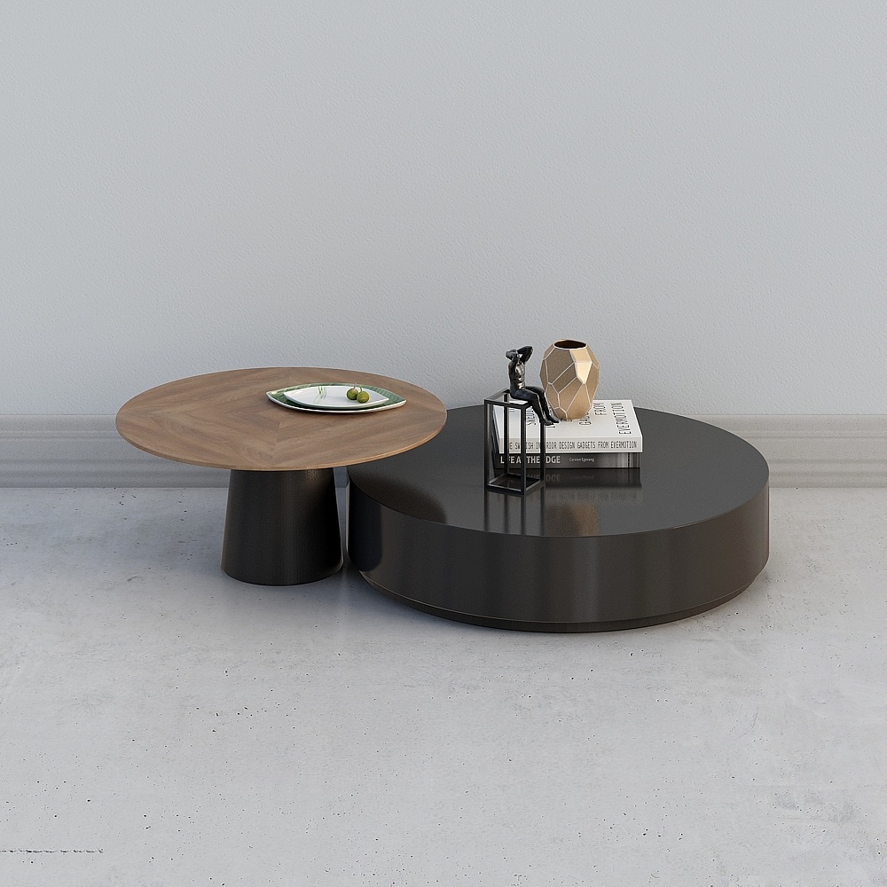 Tavolino da Caffè Nero Moderno