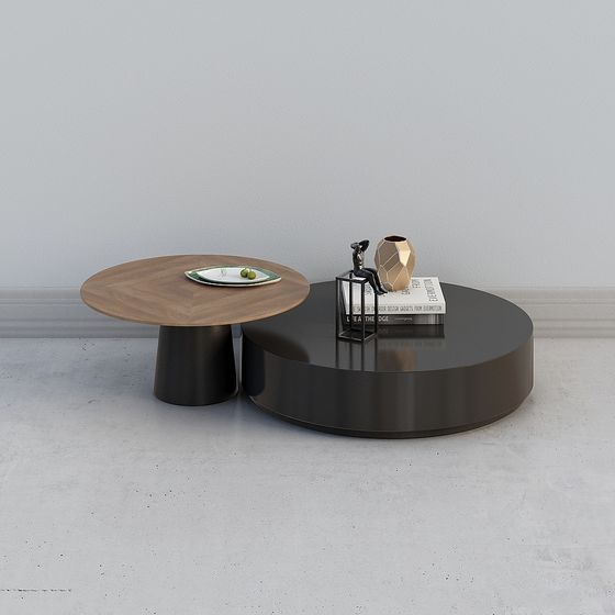 Tavolino da Caffè Nero Moderno