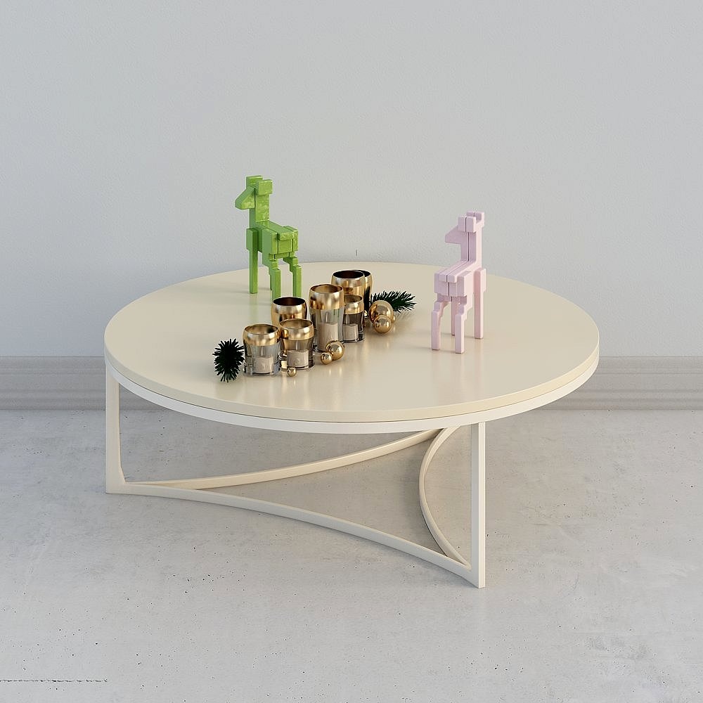 모던 옐로우 커피 테이블 커피 테이블