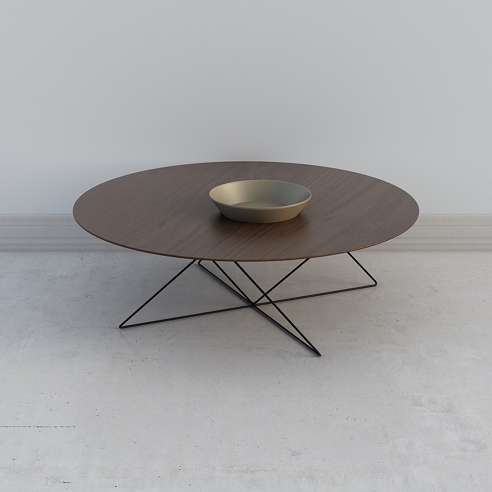 Mesa de café de color de madera moderna