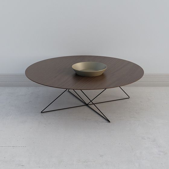 Mesa de café de color de madera moderna