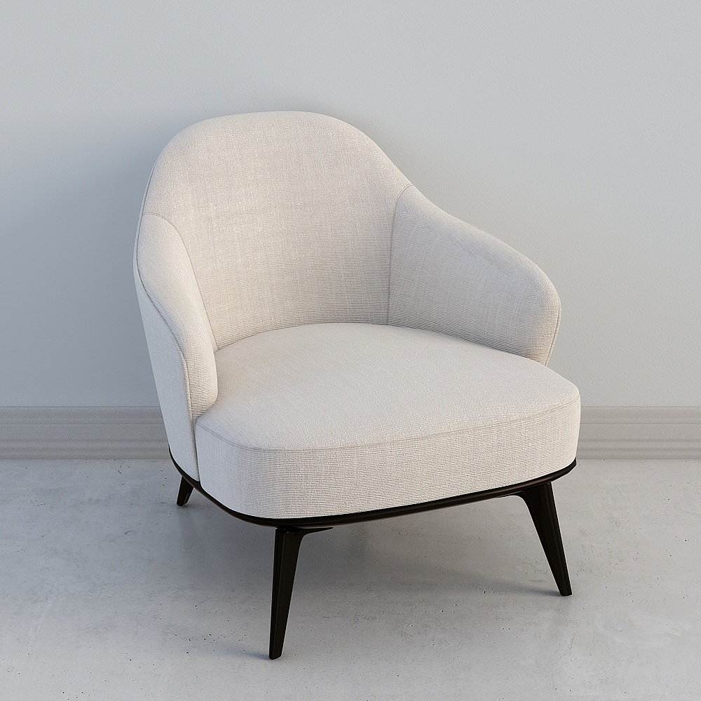 Jane O white single sofa Single Sofa