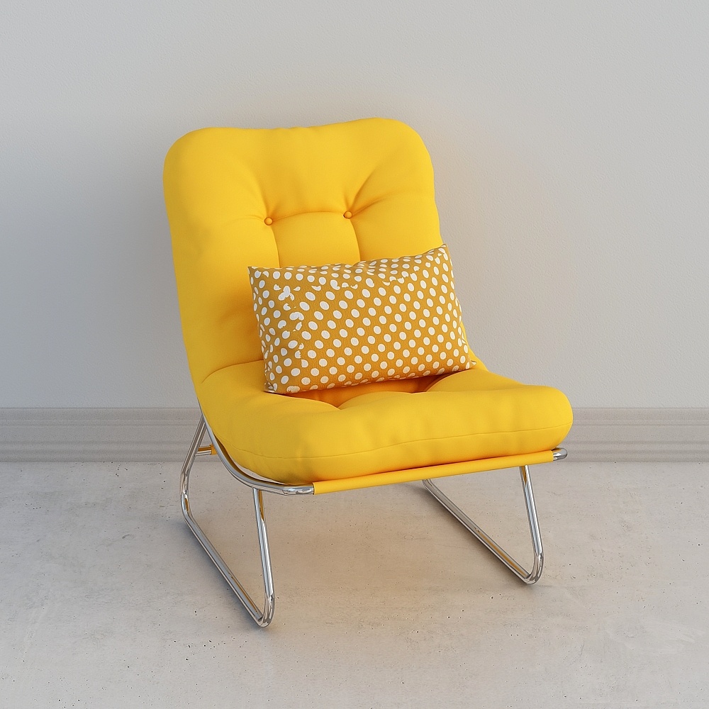 Divano Singolo Moderno Giallo