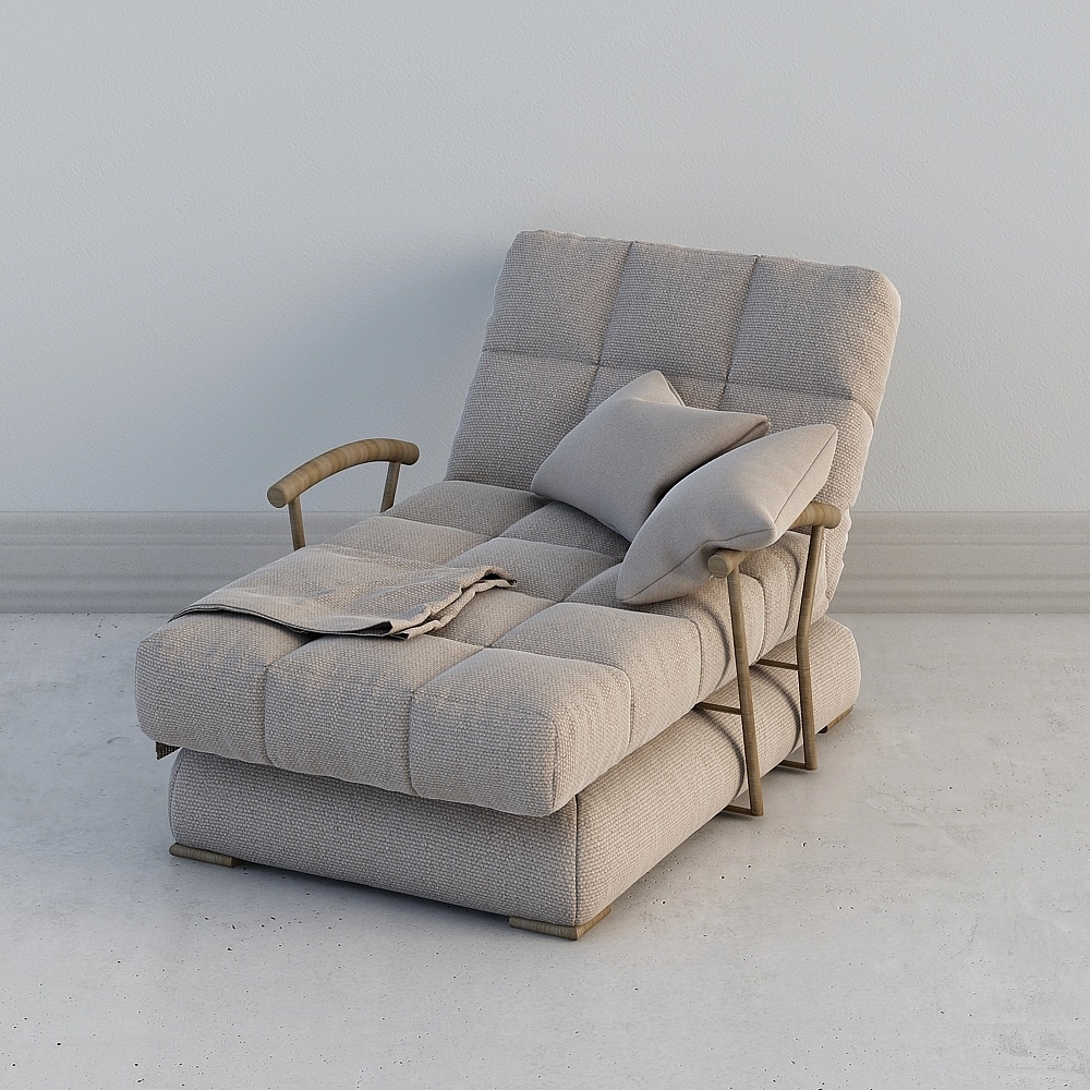 Divano singolo grigio moderno