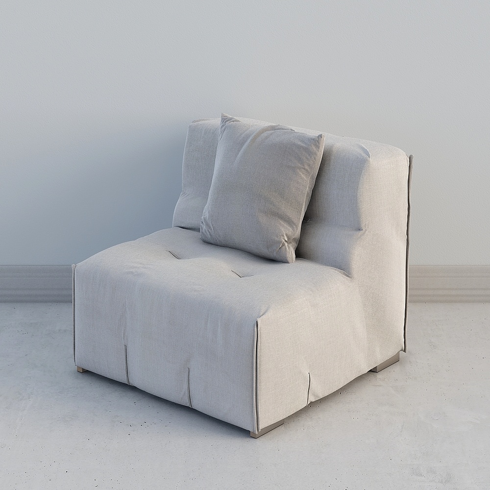 Divano singolo moderno bianco