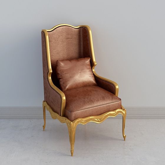 Luxurious Royal Throne Chair 3D model