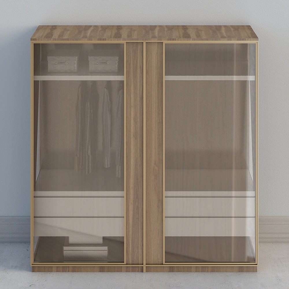 Modern light wood color wardrobe Wardrobe