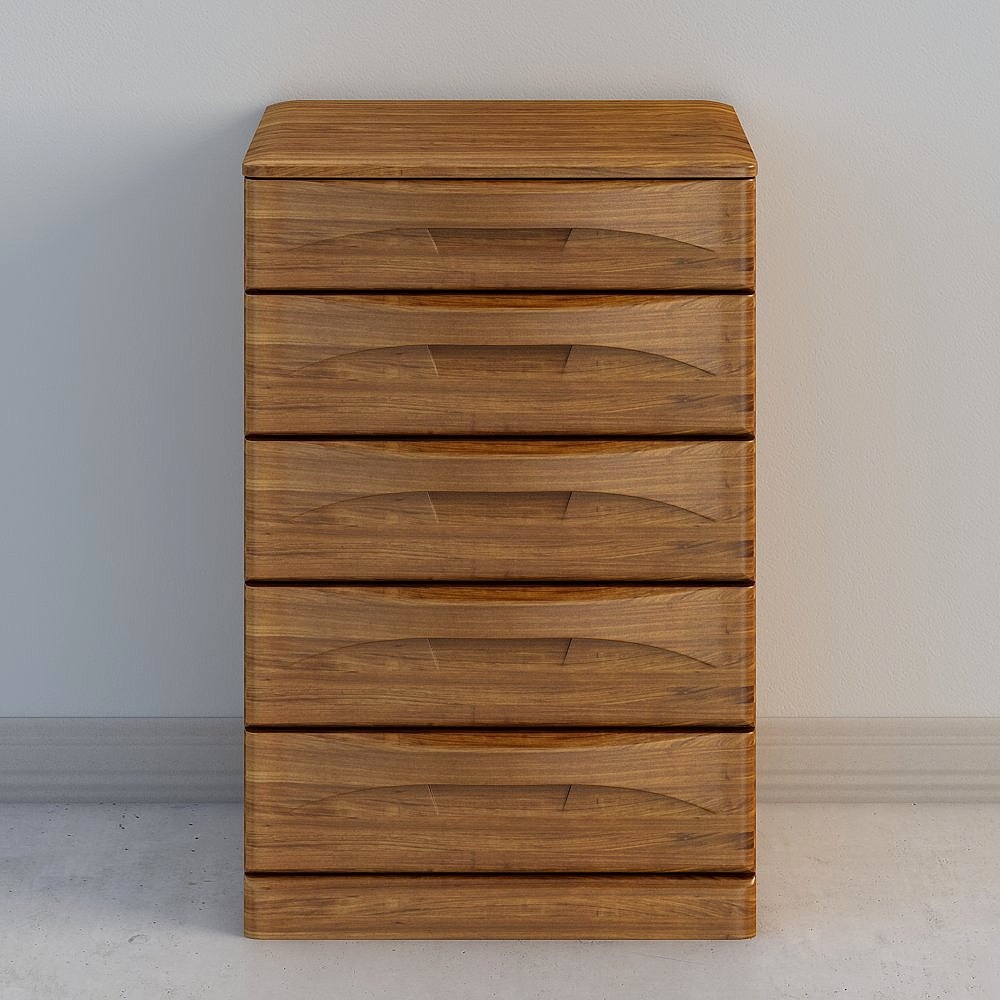 Elegant Minimalist Nightstand 3D model