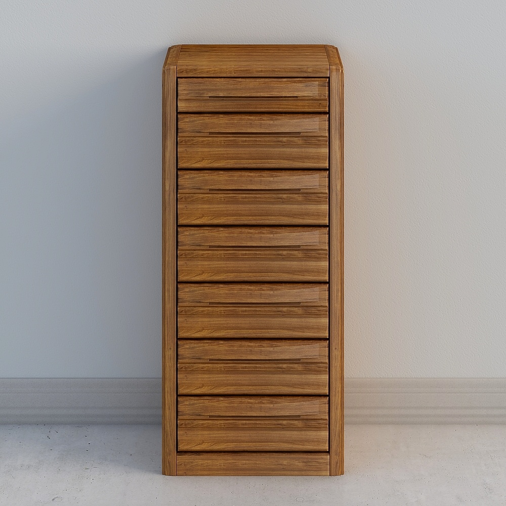 City Window Tall Cabinet 3D model
