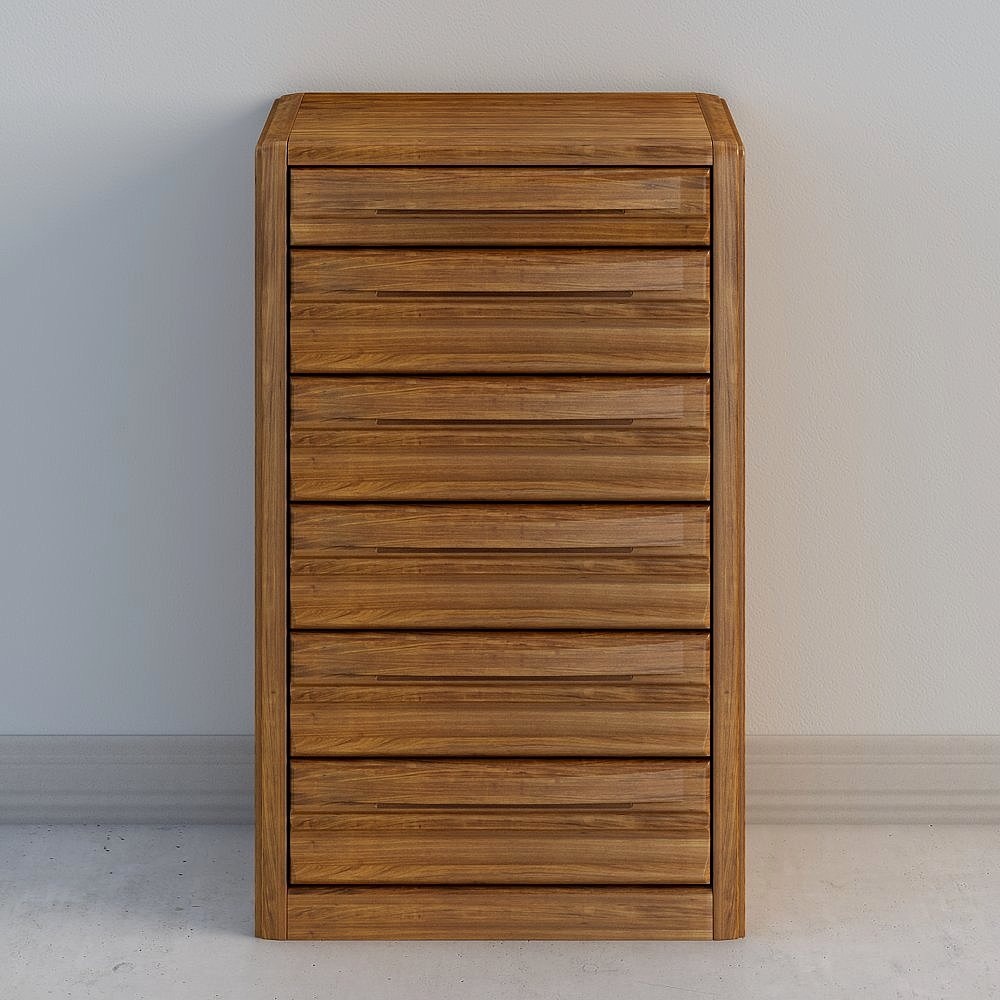 Minimalist Storage Cabinet 3D model for Modern Living