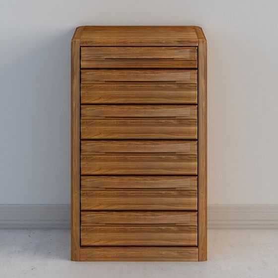 Minimalist Storage Cabinet 3D model for Modern Living