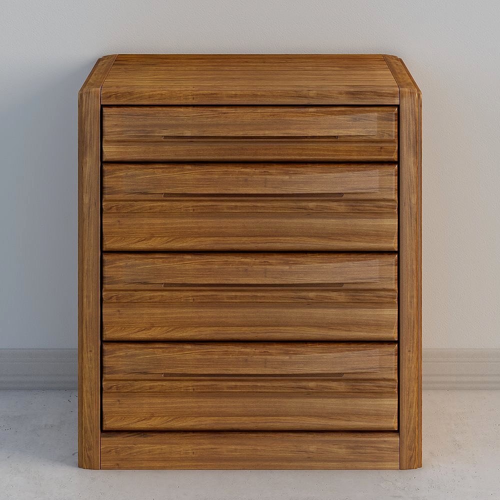 Stylish Minimalist Storage Cabinet 3D model