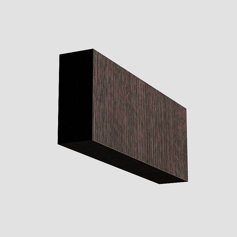 Wood Grain Brick 3D model for Creative Projects