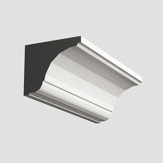 Urban Elegance Cornice 3D model for Creative Spaces