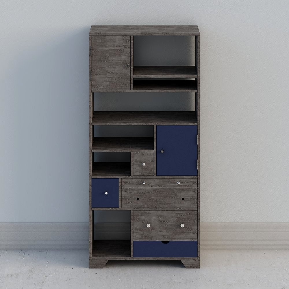 Libreria Moderna Grigia