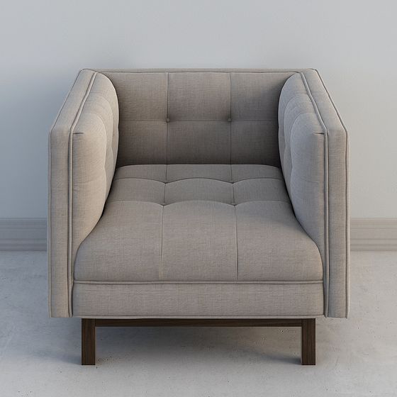 Stylish Urban Sofa 3D model for Modern Interiors