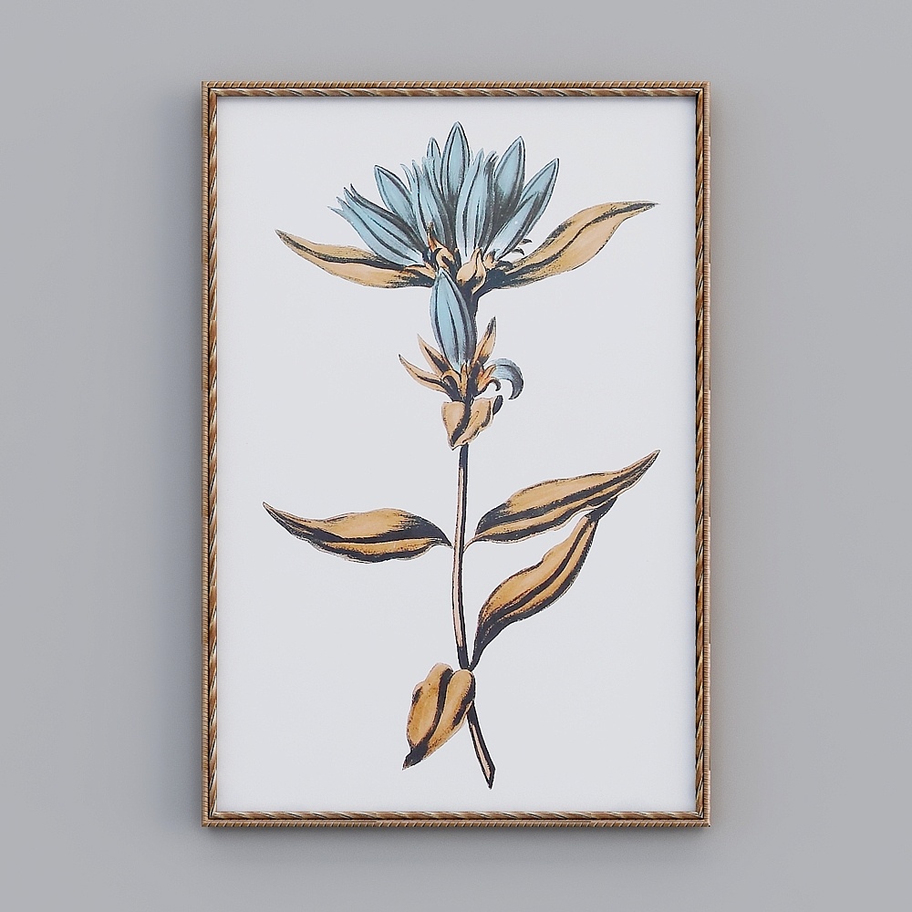 Youfan Art Modern decorative paintings of plants, flowers, verti