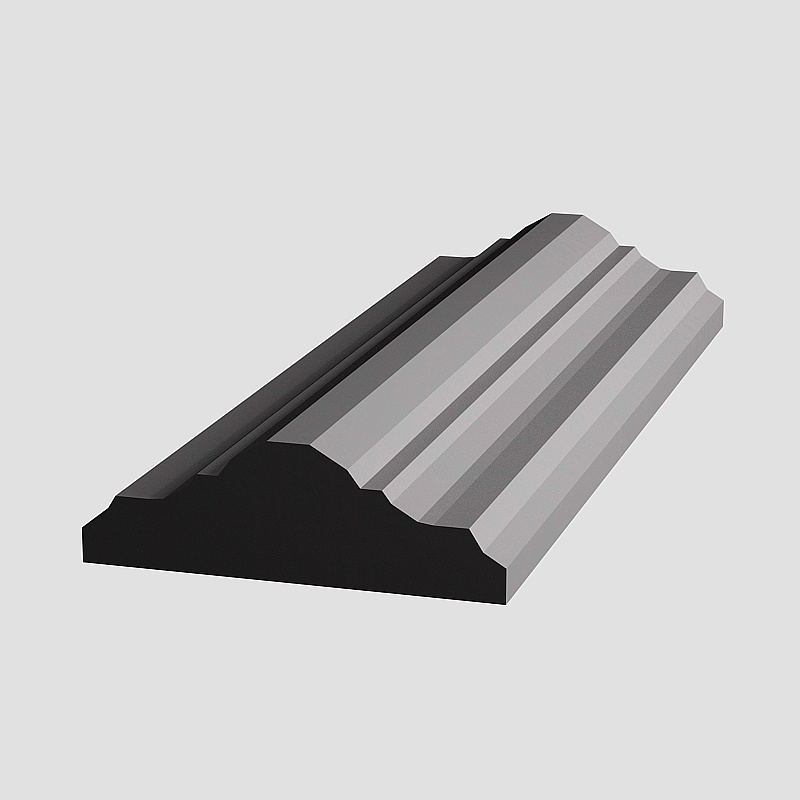 Urban Edge Low-Polygon Decorative Trim 3D model