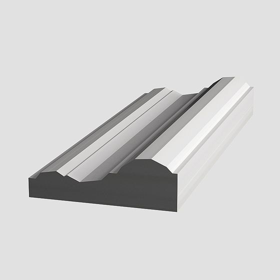 Urban Edge Architectural Decoration Strip 3D model