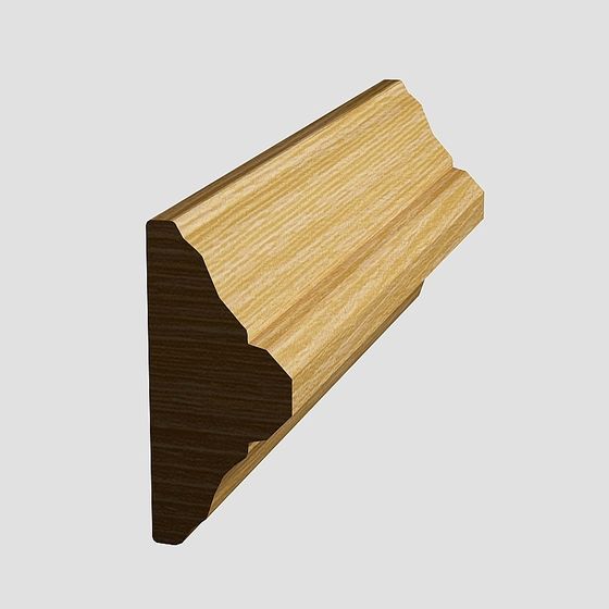 Vintage Wood Molding 3D model