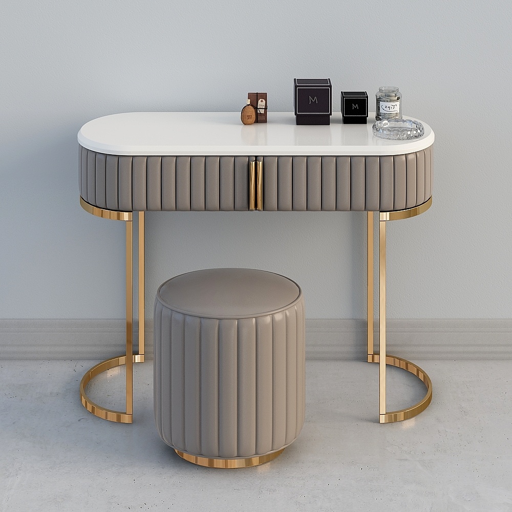 Elegant Vanity Table 3D Model Design