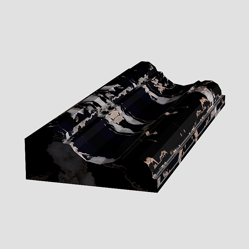 Mysterious Obsidian Peak 3D Model