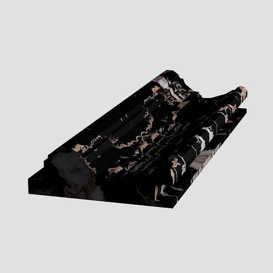 Stylish Low Poly 3D Model with Unique Textures