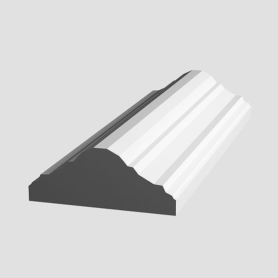Stylish Modern Decorative Cornice 3D model for Creatives