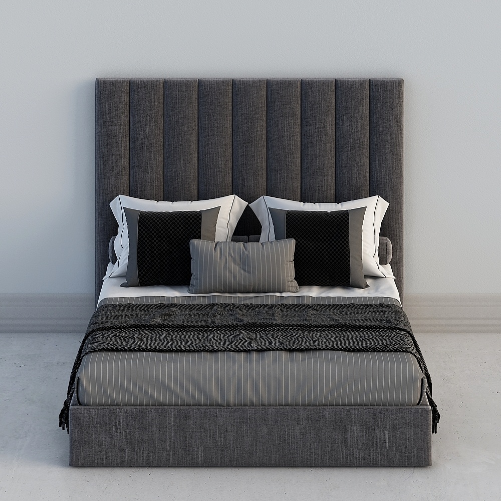 Cool house music-a modern double bed 311222