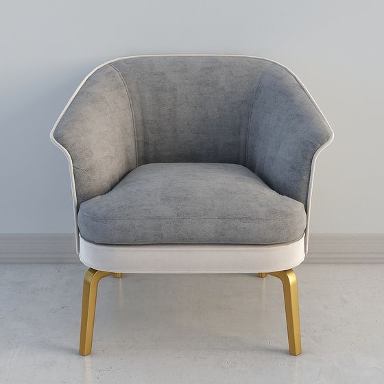 Elegant Relaxing Chair 3D model for Modern Interiors